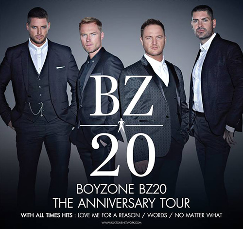 BOYZONE BZ20 THE ANNIVERSARY TOUR