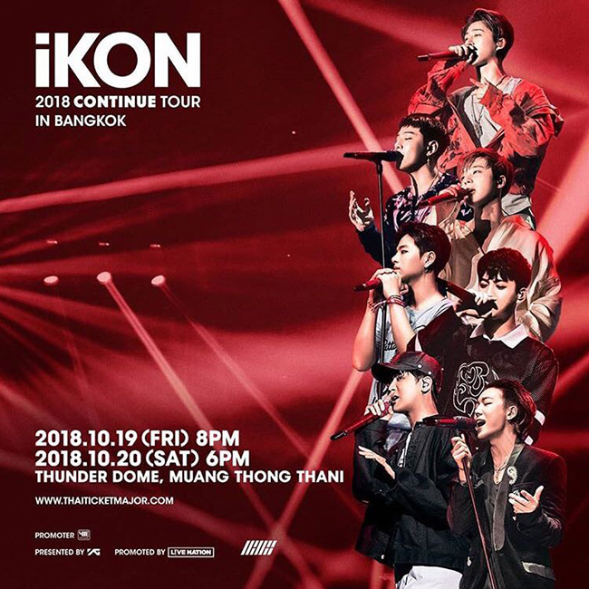 iKON 2018 CONTINUE TOUR IN BANGKOK