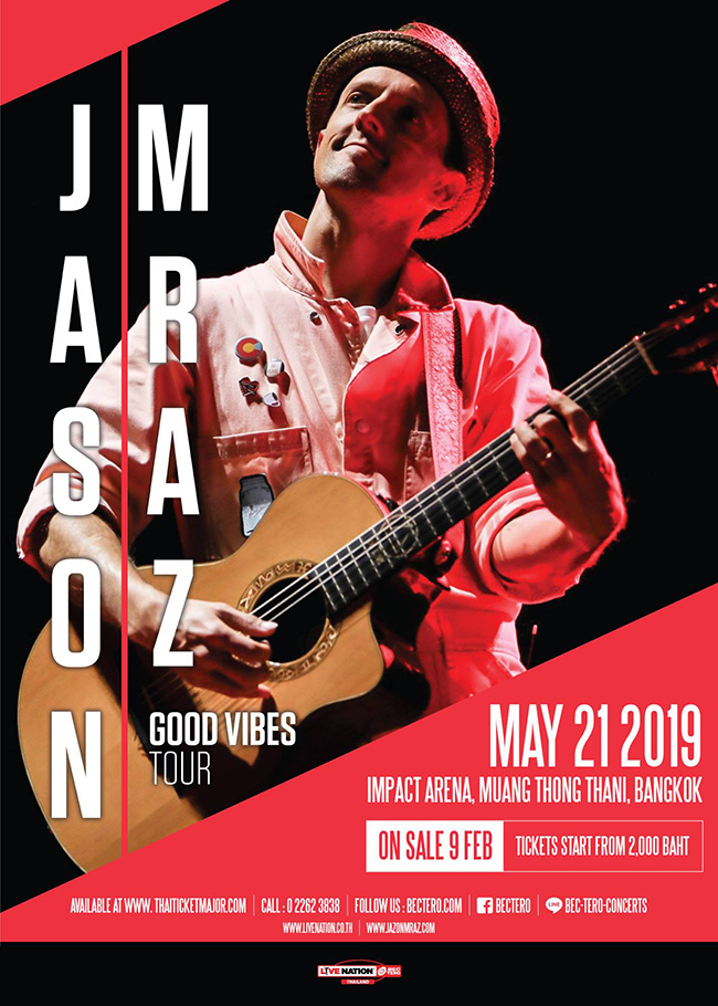 JASON MRAZ GOOD VIBES TOUR