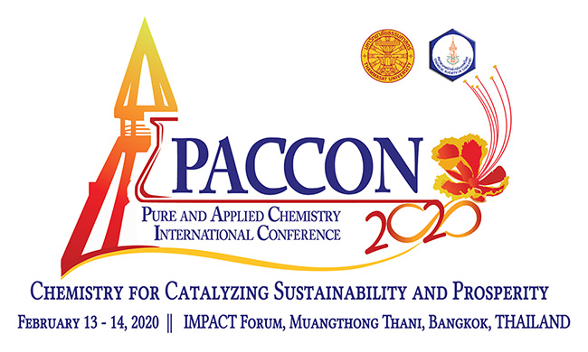 PACCON 2020 (Pure and Applied Chemistry International Conference 2020) : Chemistry for Catalyzing Sustainability and Prosperity