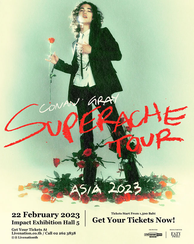CONAN GRAY SUPERACHE TOUR ASIA 2023