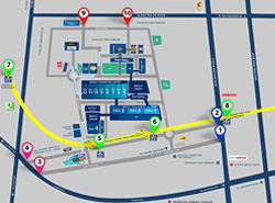 How to get to IMPACT Exhibition แผนที่เส้นทางเดินรถ