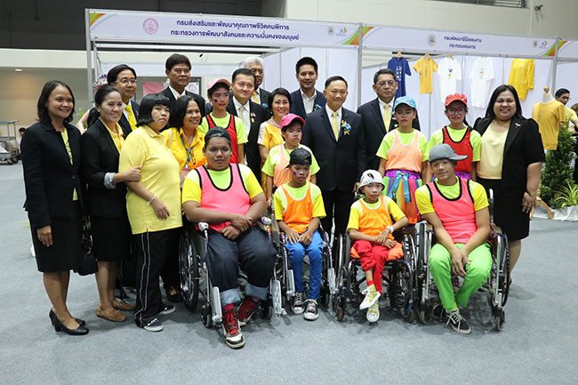 The opening ceremony of the Abilympics Thailand 2019