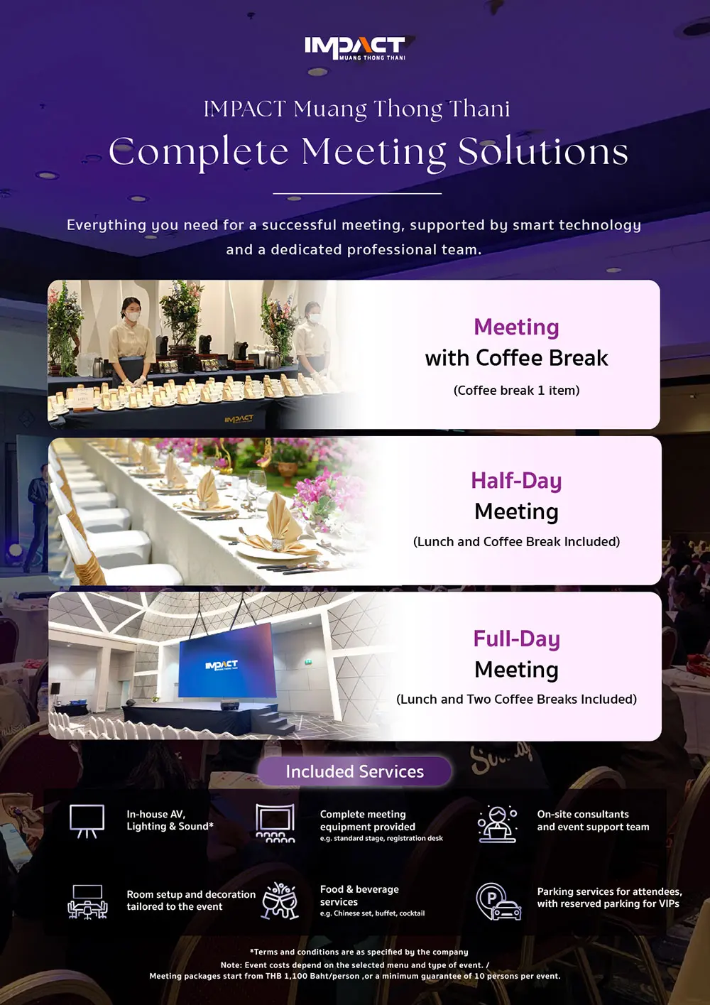IMPACT Muang Thong Thani Complete Meeting Solutions