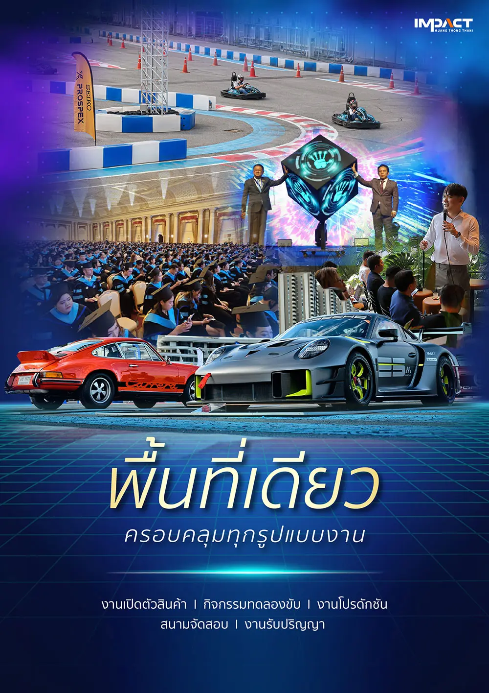 พื้นที่เดียว ครอบคลุมทุกรูปแบบงาน