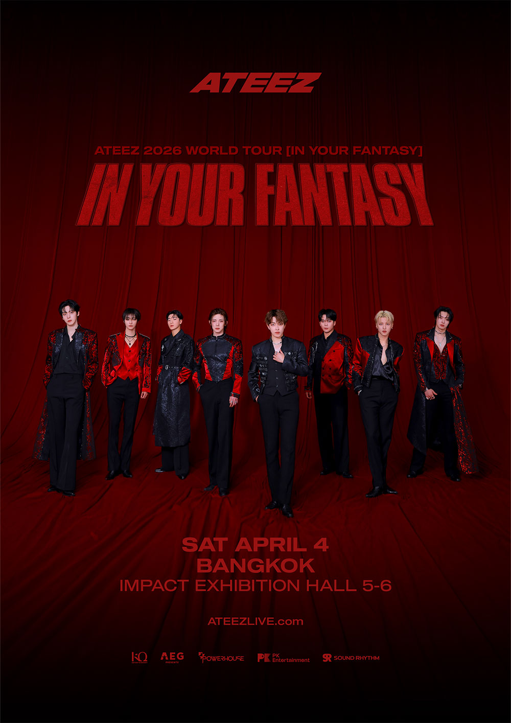 ATEEZ 2026 WORLD TOUR [IN YOUR FANTASY] IN BANGKOK