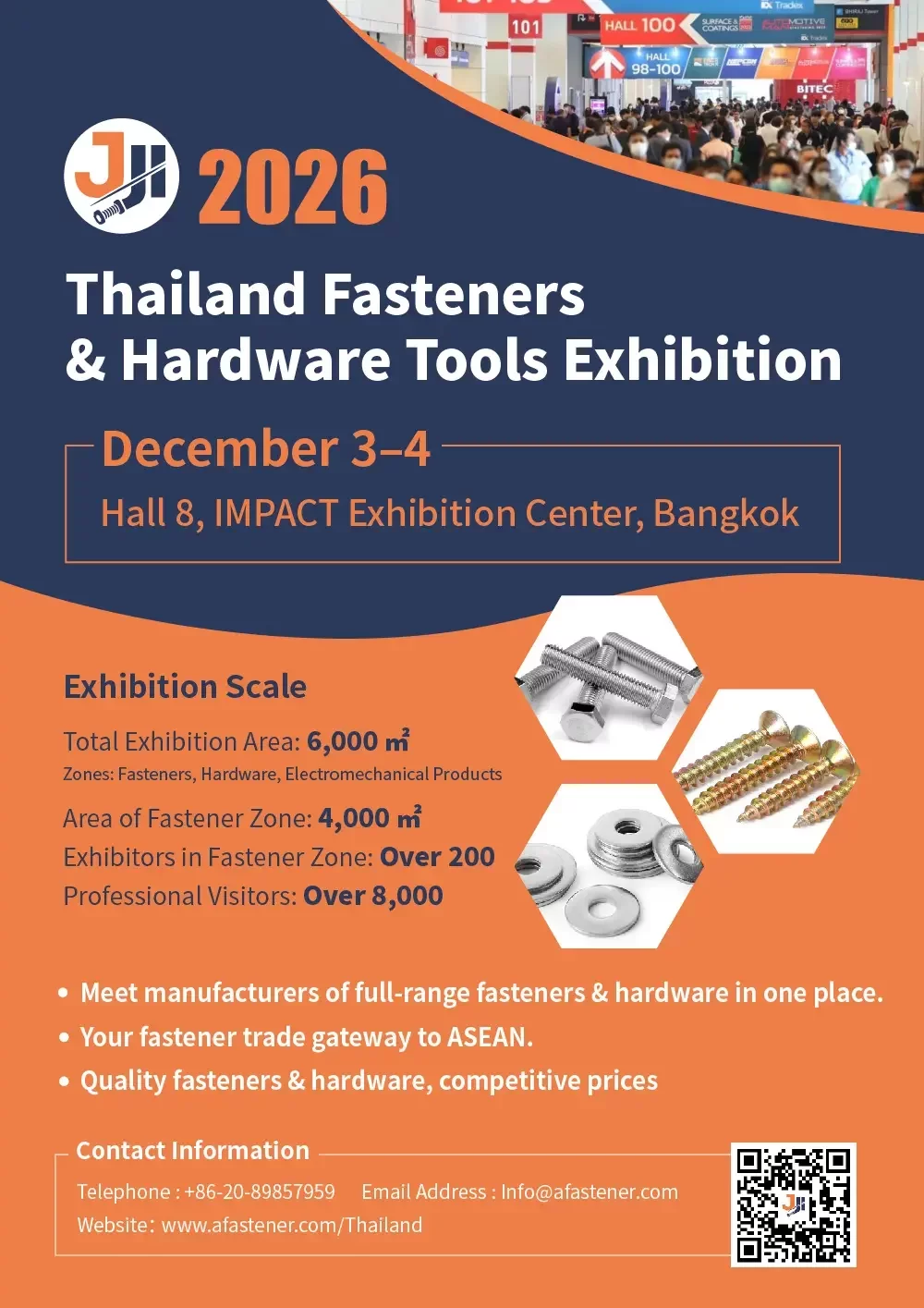 2026 Thailand Fasteners & Hardware Tools Exhibition