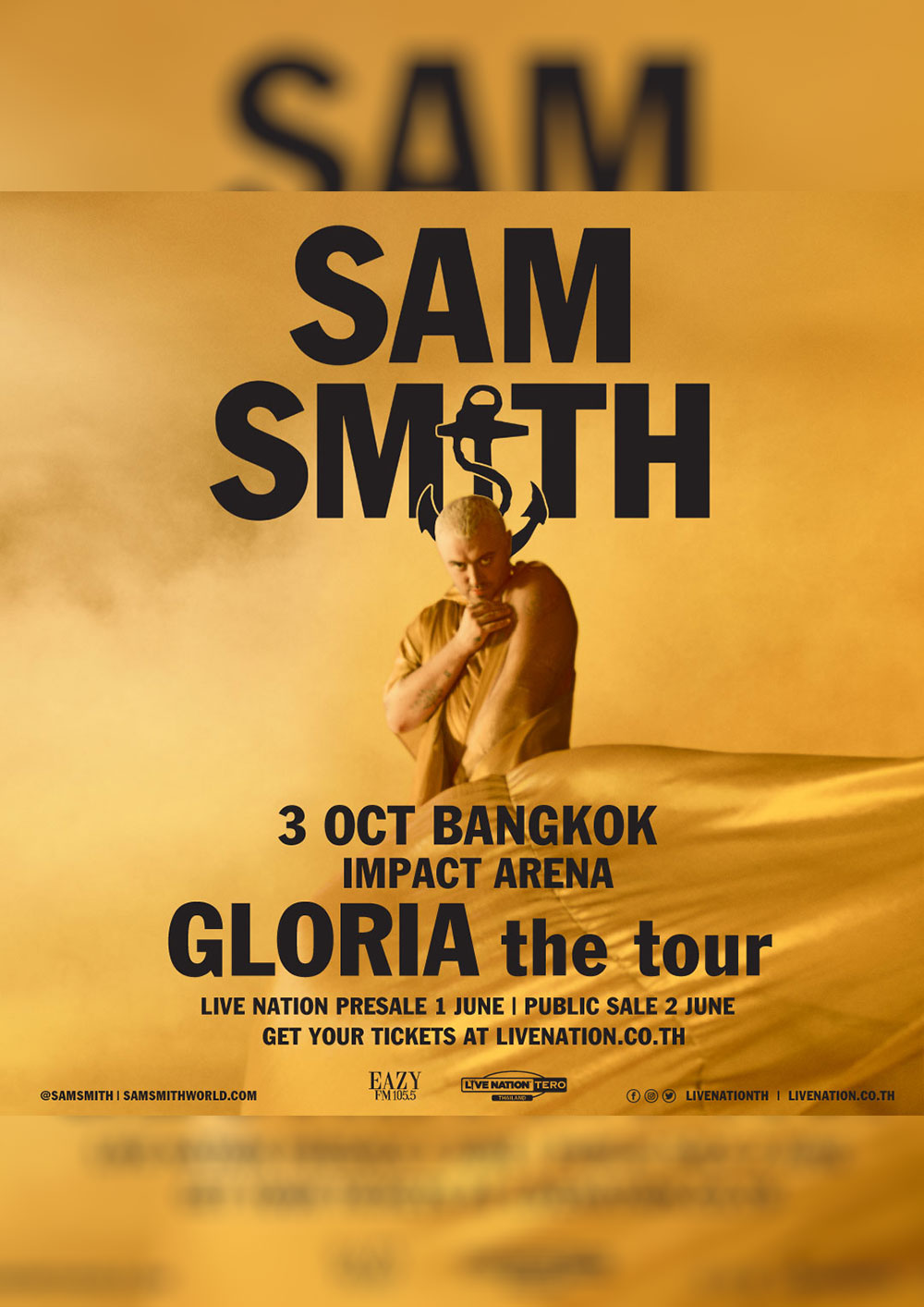 Sam Smith GLORIA the tour in Bangkok