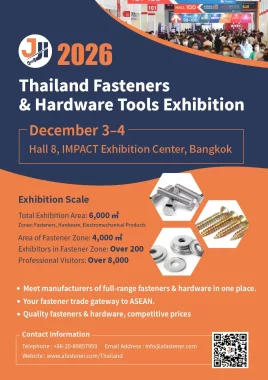 2026 Thailand Fasteners & Hardware Tools Exhibition