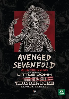 Avenged Sevenfold Asia Tour 2026 in Bangkok