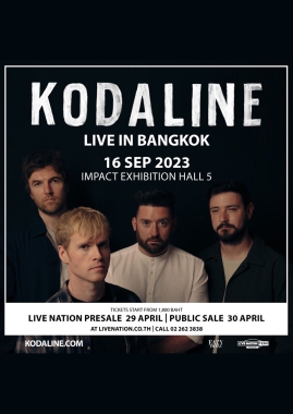 Kodaline Live in Bangkok