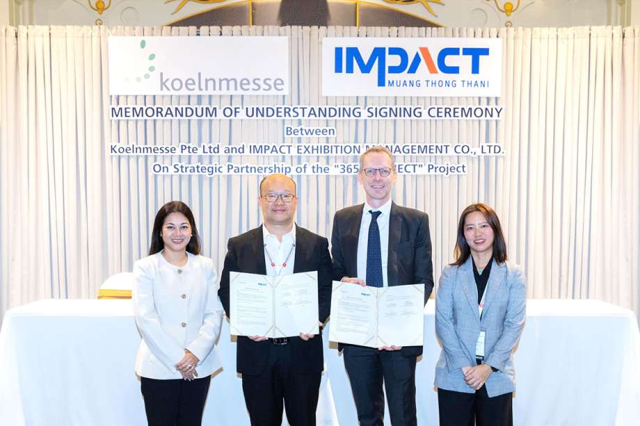 IMPACT Culinova teams up with Koelnmesse to sign an MOU for *the "365 CONNECT" project, empowering food and beverage operators *to access out-of-season markets
