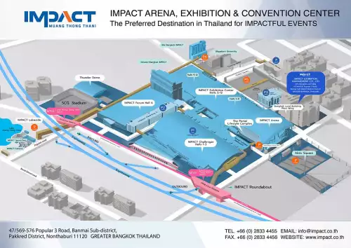 IMPACT Muang Thong Thani Map