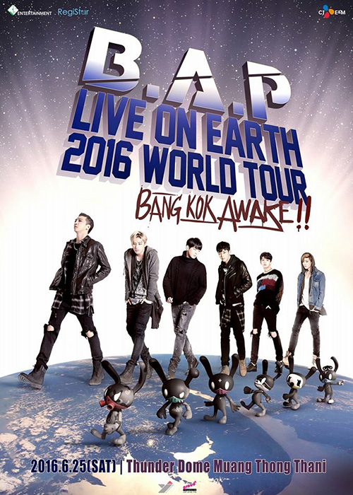 B.A.P LIVE ON EARTH 2016 WORLD TOUR BANGKOK AWAKE!!