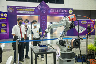 The opening ceremony of Skill expo Thailand 2022